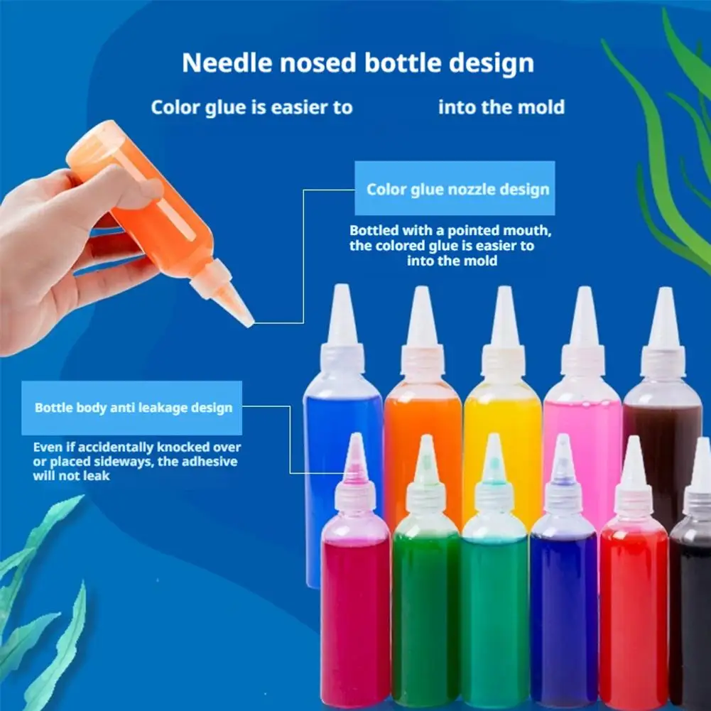 12 cores magia água elfo brinquedo kit água fada gel kit artesanal diy brinquedo de água aniversário presentes de natal para crianças festa favor