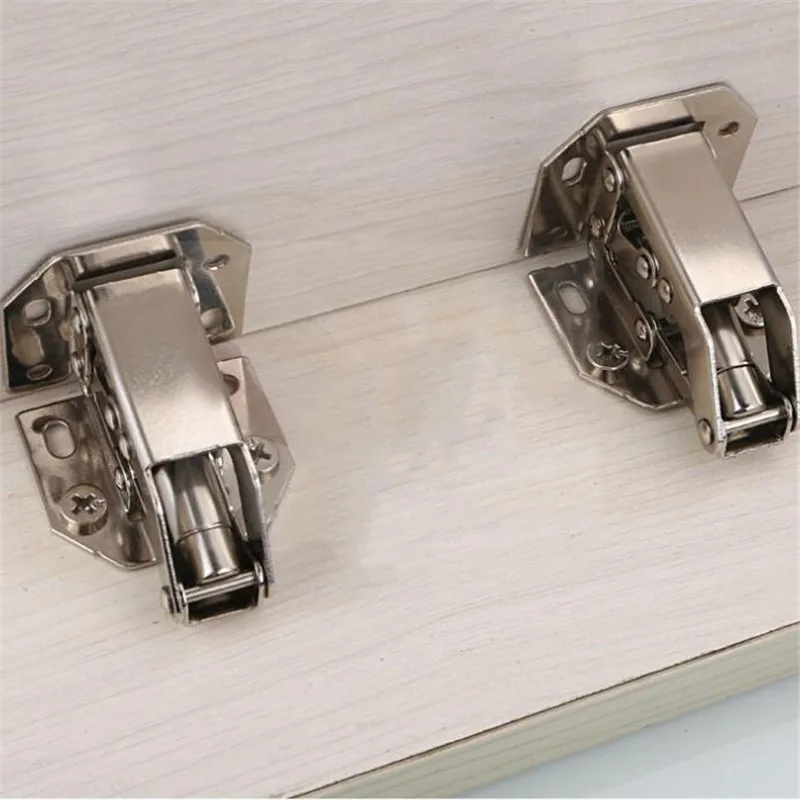 1/3/5 Stuks Kast Scharnier 90 Graden Niet-Boren Gat Kast Deur Hydraulische Scharnieren Soft Close Met Schroeven Meubelen Hardware