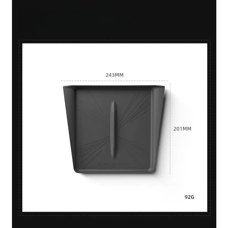 

For Tesla New Edition Model Y Launch 2025 Center Console Charging Station Mat Silicone Protector Anti-skid Wireless Charge Pad