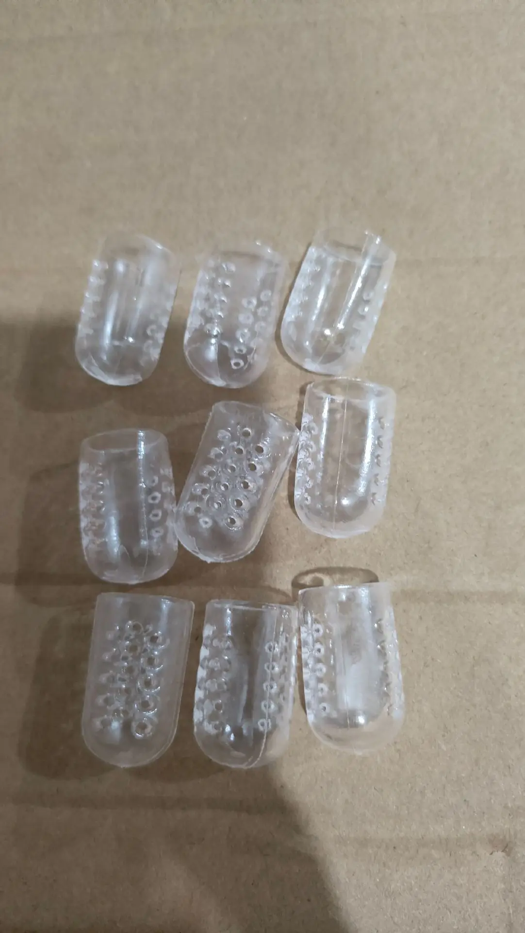 20pcs Transparent Breathable Silicone Toe Protectors Prevent Blisters, Calluses And Corn, Comfortable With High Elasticity image 4