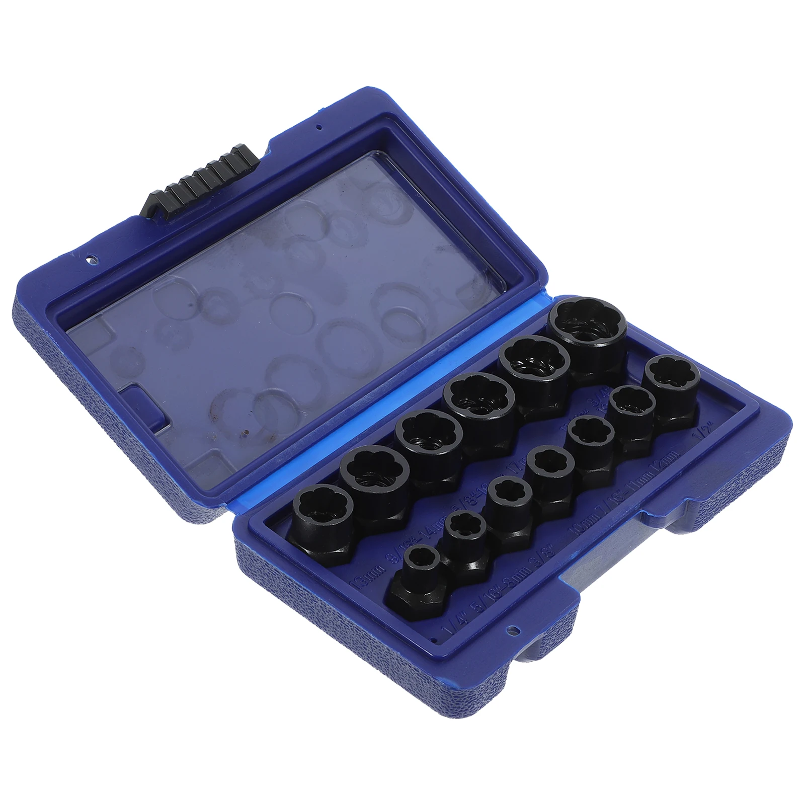 

1Set Lug Nut Remover Stripped Lug Nut Wrench Tool High Durability Chrome Molybdenum Steel Heavy Duty Rust Damaged Bolt Extractor