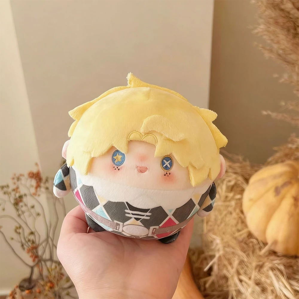 

Super Funny Cute 10cm Egg Style Identity V Anime Game Character Acrobat Mike Morton Plush Toys Keychain Plushie Doll Bag Pendant