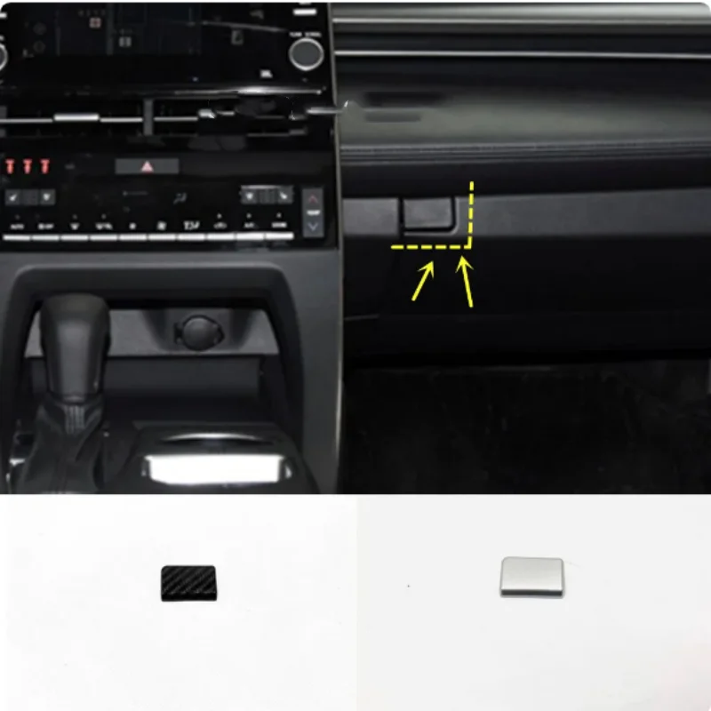 For Toyota Avalon Xx50  2019 2020 2021 2022 Car Styling Cover Inner Co-Pilot Glove Box Front Trim Lamp Trim Panel Frame Hood view 3