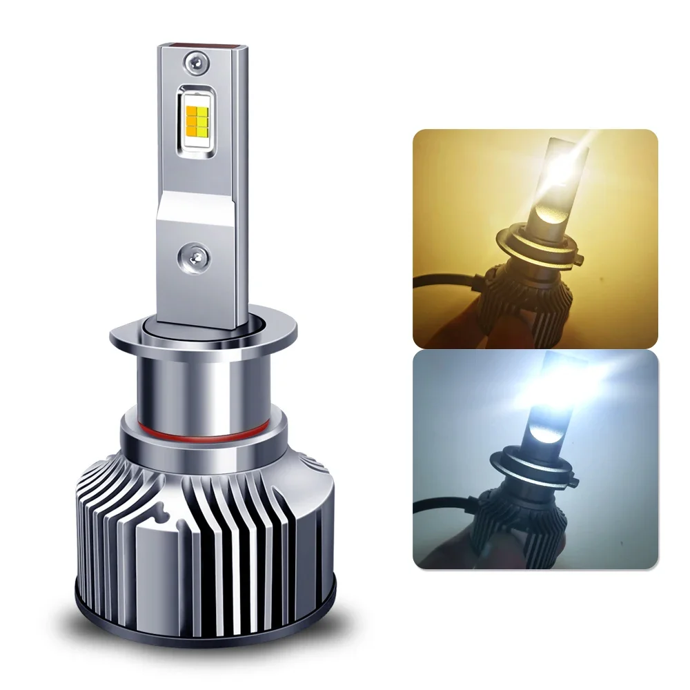 2 color Led car Headlight Motorcycle Bulb  H1 H4 H7 H11 9005 9006  Truck Led Lighting Bulb Led  Headlight  car accessories