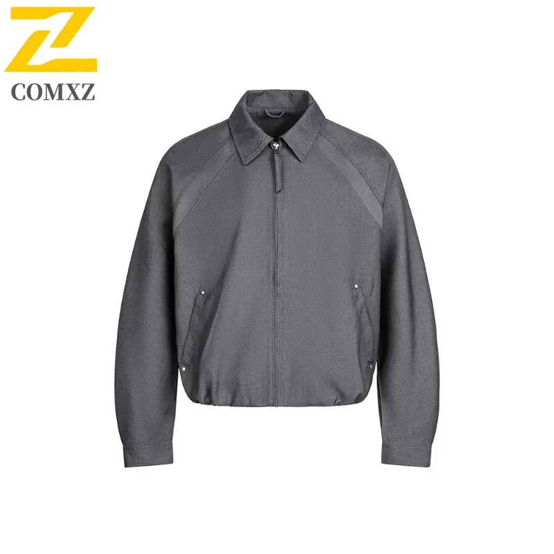 

COMXZ Men Coat Vintage 2025 Comfortable Travel High End Lightweight Cycling Racing Jacket Walking Breathable Windbreaker Jacket