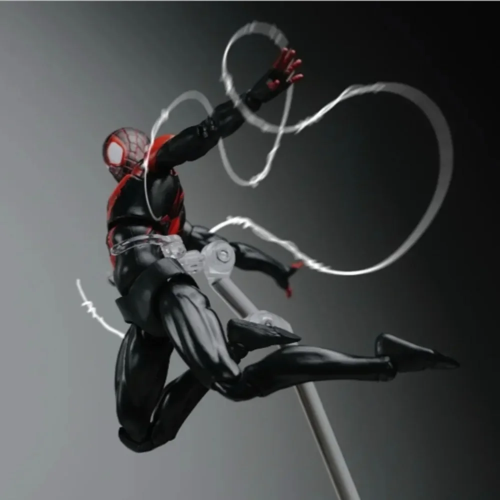 Ct Speelgoed Spiderman Mafex 092 S.H.Figuarts Spider Man Spider-Vers Miles Morales Anime Action Figure Collection Beeldje Model speelgoed