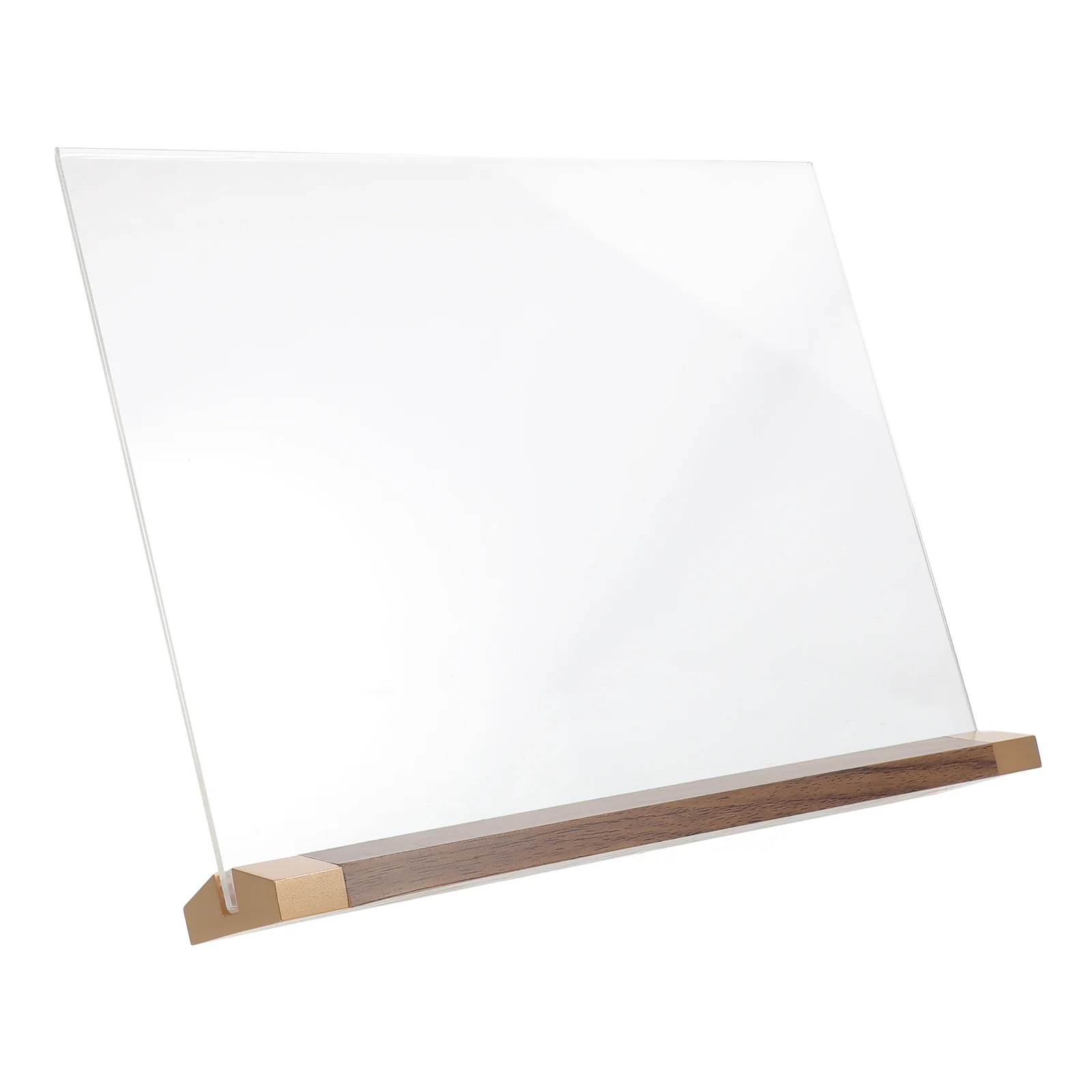 

Clear Acrylic Sign Holder Display Stand Tabletop Document Poster Frame For Office Restaurant Hotel Conference Exhibition Large