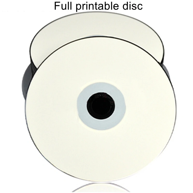 1/2/4PCS LOT Ritek Printable CD-R Blank Disc Recordable Compact Disc 700MB/80min/52x CD-R Vinyl Disc Black Media Music Disc