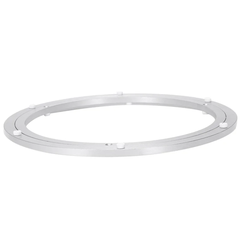 

ABDJ-3X Aluminium Rotating Turntable Bearing Swivel Plate 12 Inch Silver