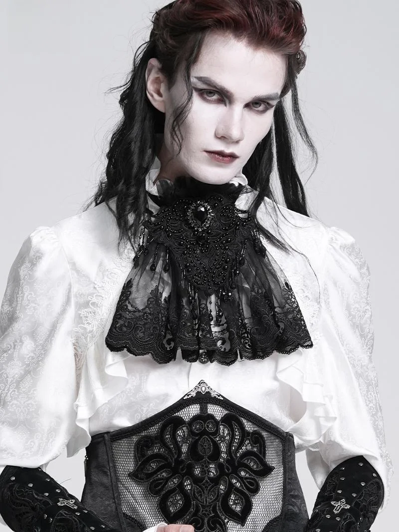 devil-faion-versatile-lace-collar-scarf-accory-fake-high-collar-decorative-faionable-korean-sle-arrow-tie-netie