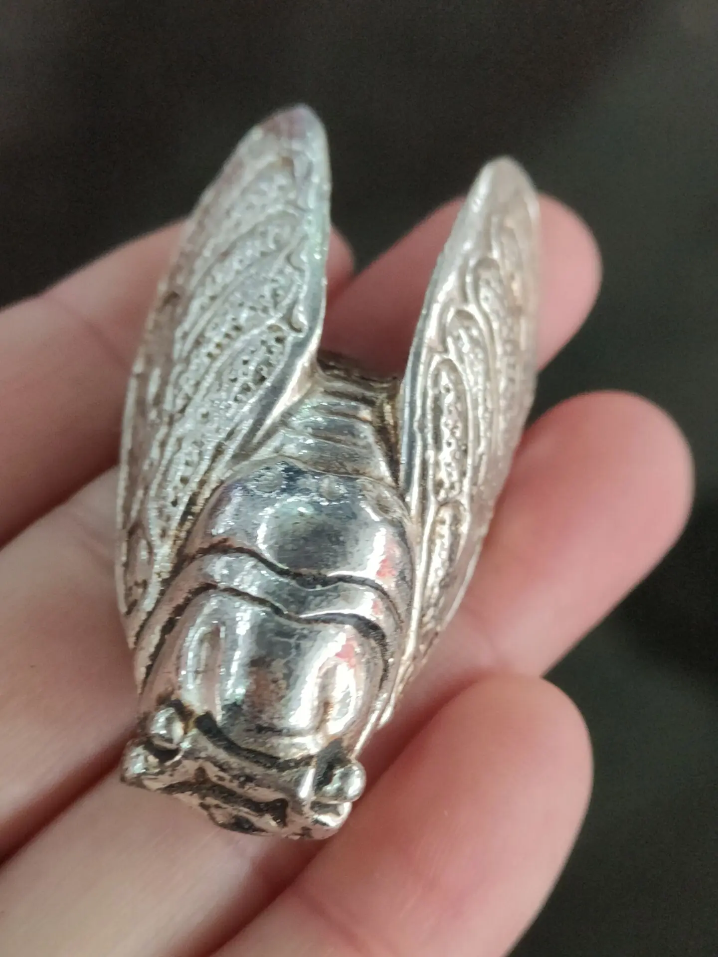 China's pure copper cicada ornaments, solid cicada statues, have made a great success