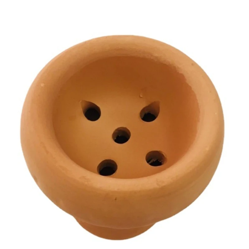 shisha Accessories factory exports Arabian red clay ceramic smoke pot shisha bowl smoke pot