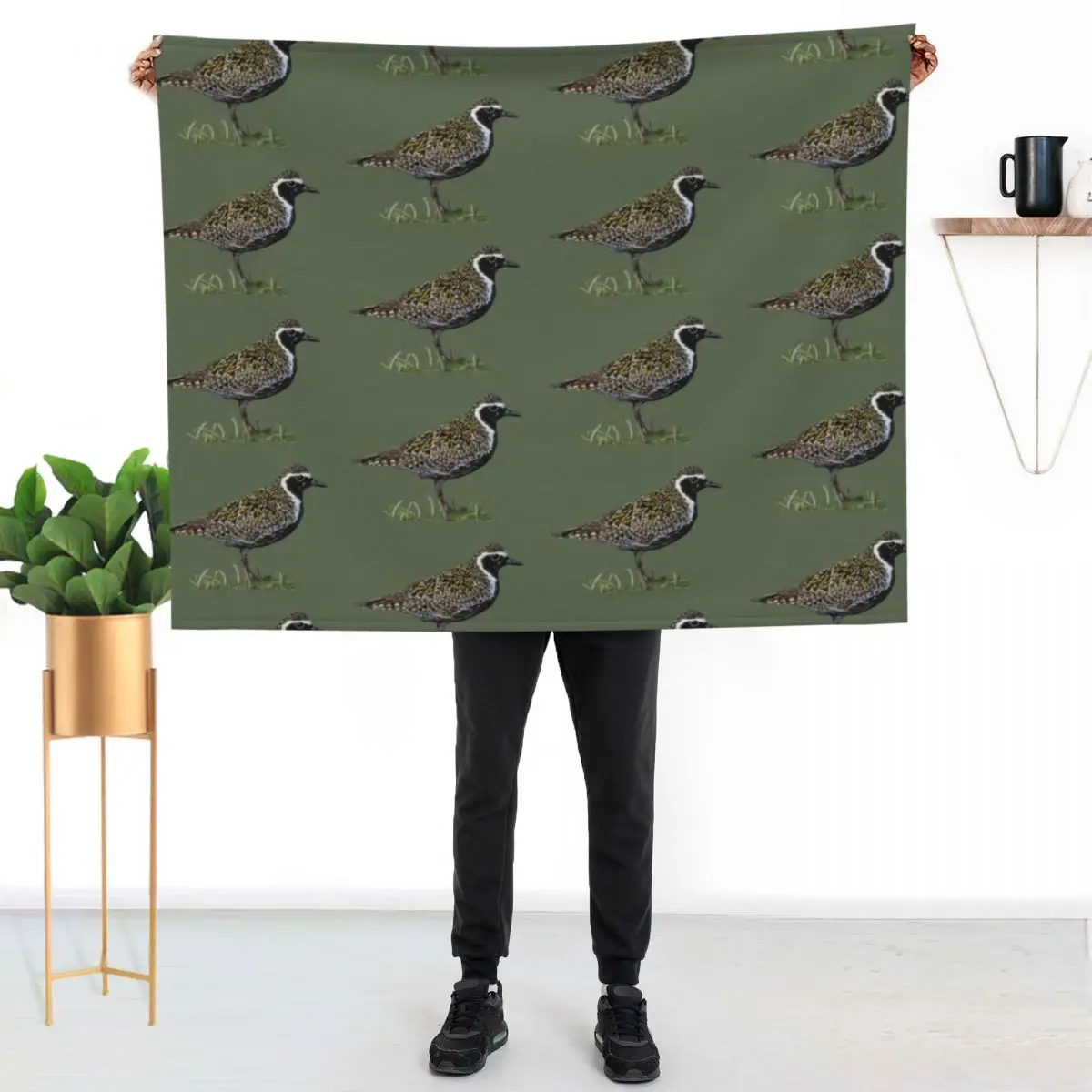 Pacific Golden Plover ready to fly to Alaska Throw Blanket Camping Weighted cosplay anime Summer Blankets