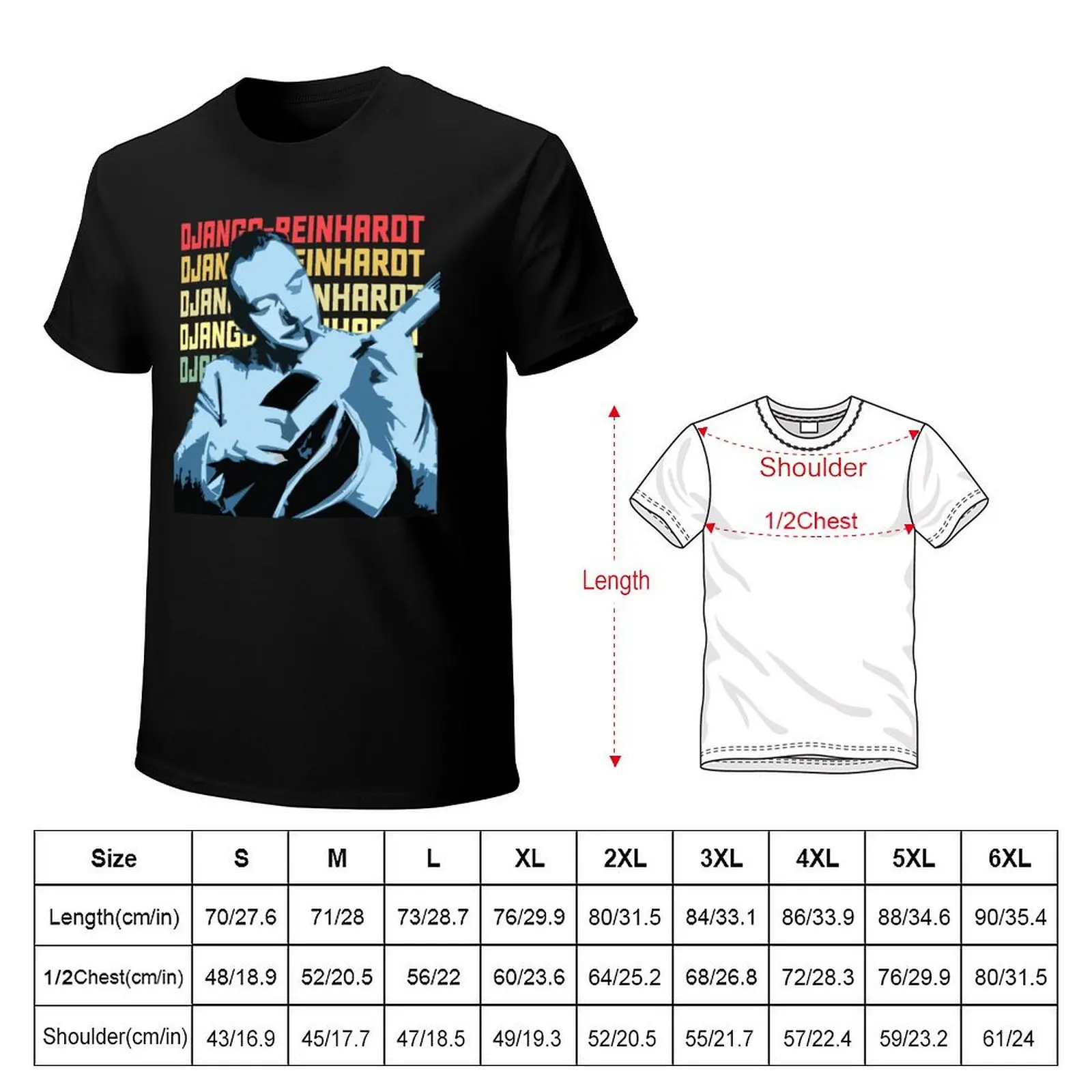Legend Hot Jazz Django reinhardt T-Shirt t shirt man plain T-Shirt