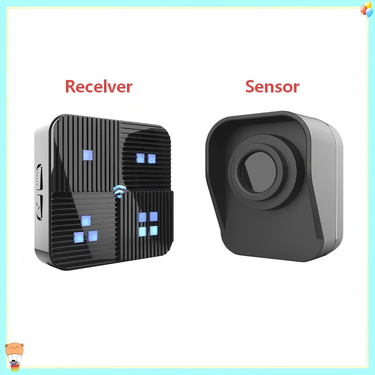 

Wireless Driveway Alarm System IP65 Waterproof PIR Motion Sensors Fine Passage Alarm with Motion Sensor