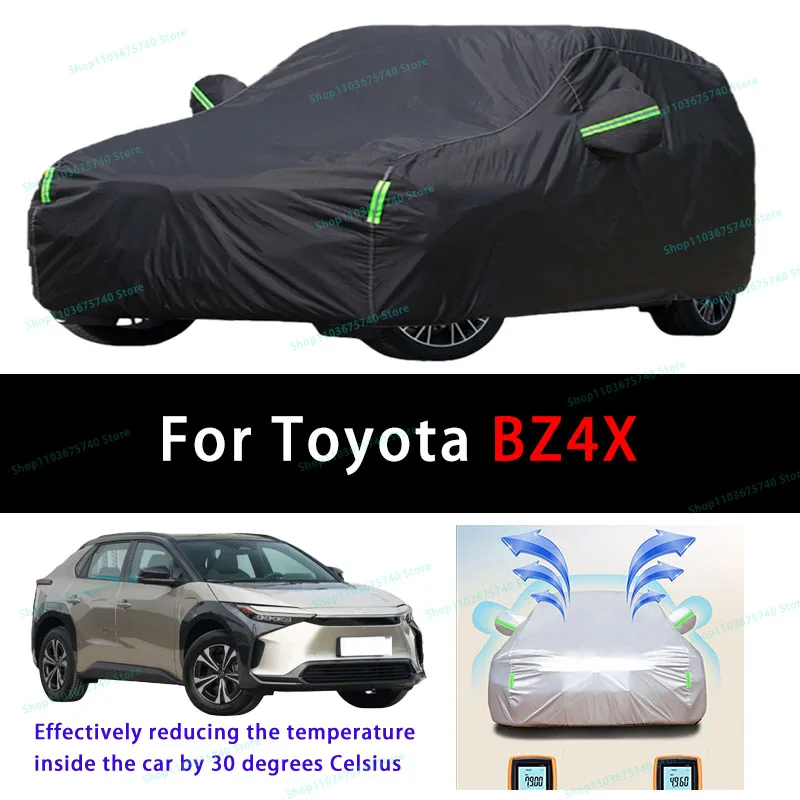 

For Toyota BZ4X Summer Full Car Covers Outdoor Sun uv Protection Dust Cooling Protective Auto Protective Cover