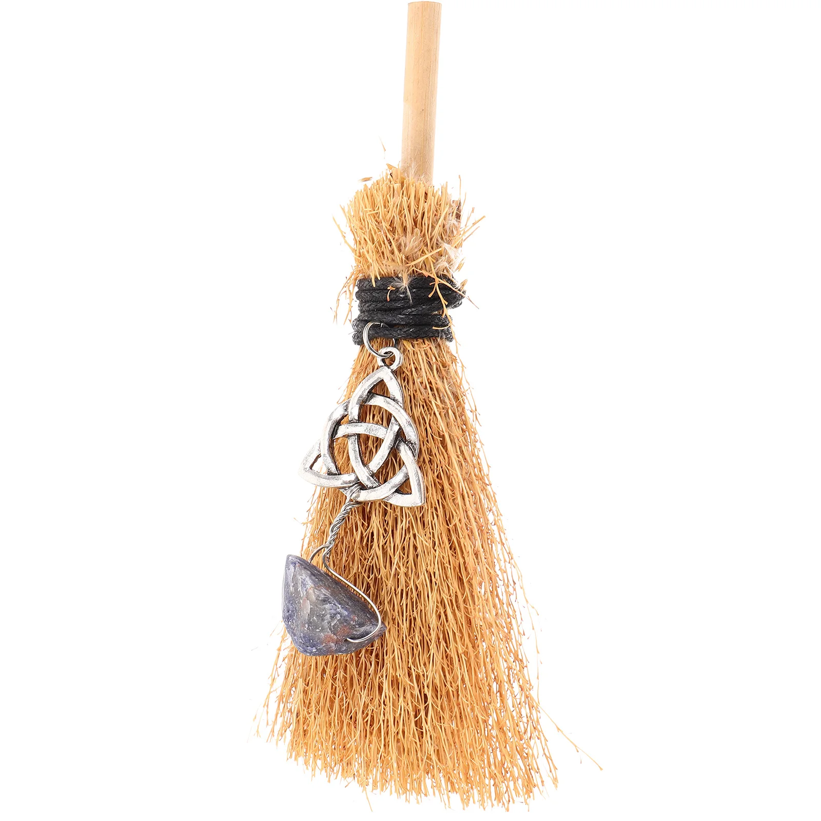 

Mini Wooden Broomstick Sweeping Brush Indoor Halloween Witch Broom Kids Costume Party Supply Photo Prop Decor Home Essentials