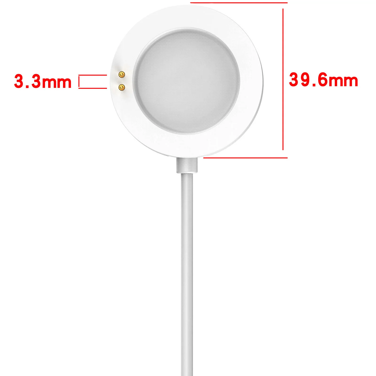 White Charger for Xiaomi Watch S3 S2 & Watch 2 Pro/Watch 2 Replacement USB Charging Cable Magnetic Charging Cable Smartwatch