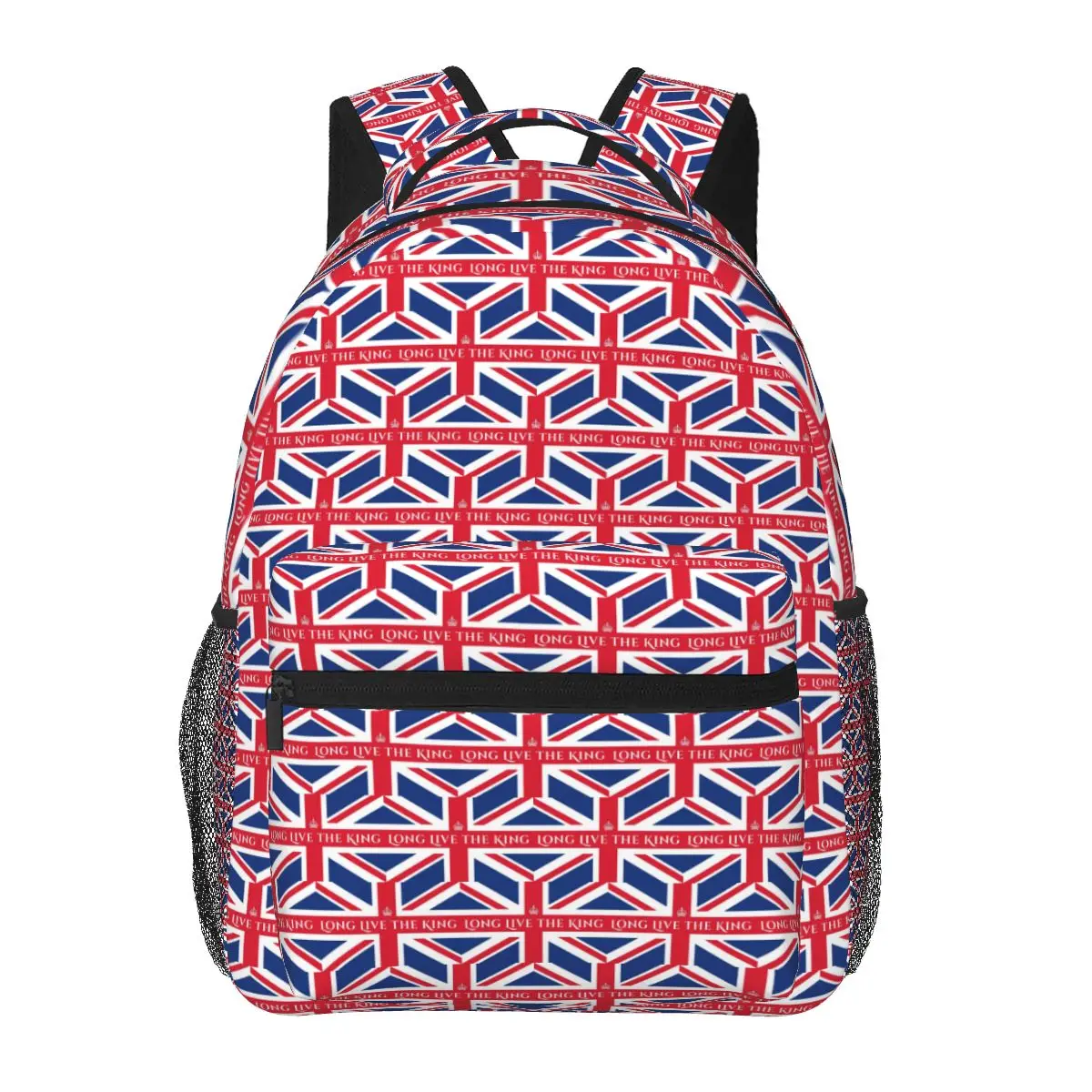 

Union Jack Flag Of The UK United Kingdom British Student Backpack School Bag Hiking Travel Daypack Fashion Bookbag Shoulder Bags