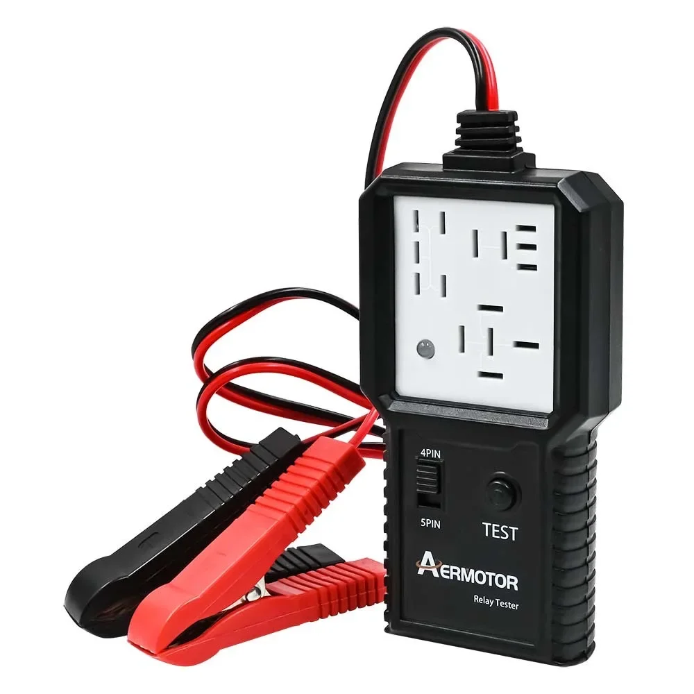 Aermotor 12V Car Relay Tester Electronic Automotive Relay Detector Auto Battery Checker Alternator Analyzer Diagnostic Tool ﻿