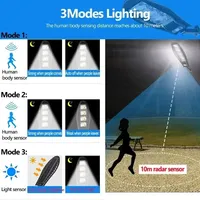 New IP65 Solar Lamps Outdoor Courtyard Light  Super Bright Street Light Human Body Sensing Wall Light Solar Outdoor Lighting Hot