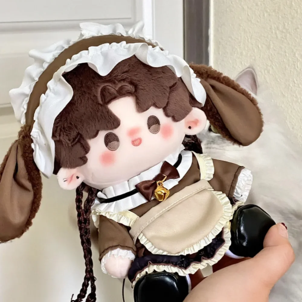 1 set Rabbit Set 20cm Cotton Clothes Cat Paw Lolita Dress Cotton 's Clothes Mini Fashion Clothes Children's Gift