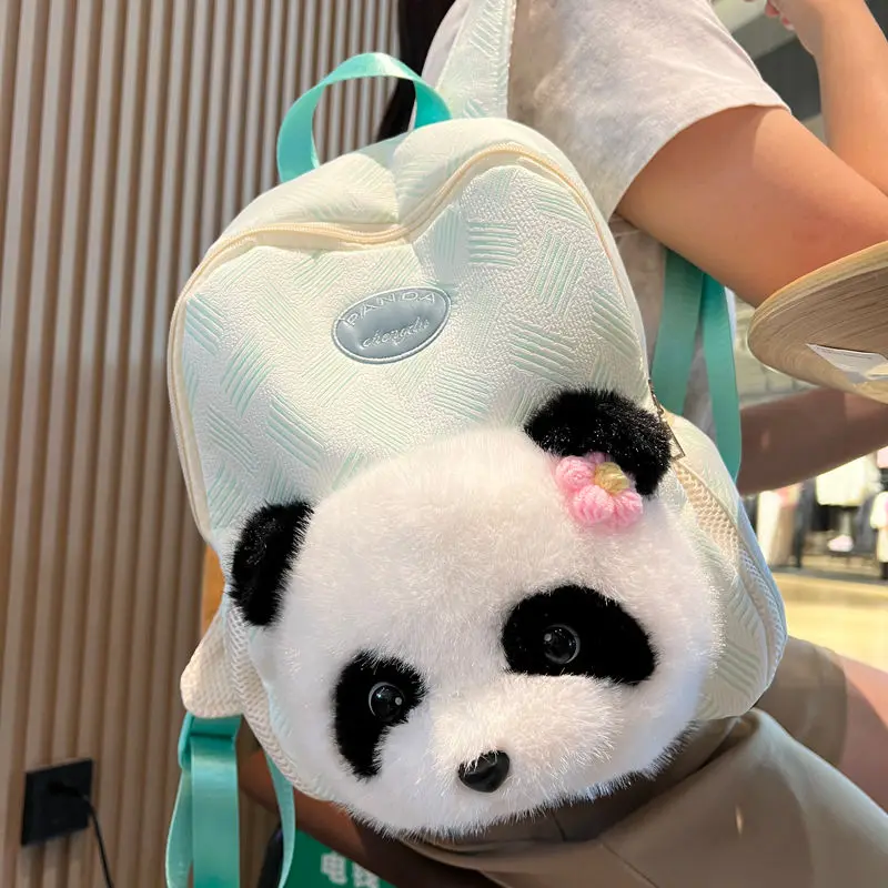 Panda zaino per bambini nuovo peluche carino tutto-fiammifero studente dolce ragazza Design unico Street Fashion personalità grande capacità