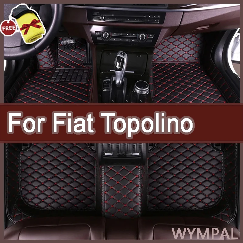 Car Floor Mats For Fiat Topolino 500 2012 2011 Auto Interiors Accessories Styling Custom Foot Rugs Products Replacement Parts