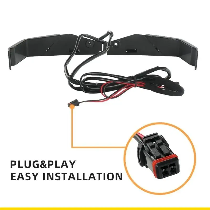 SZCH Handguards with LED Lights & Mounting Screws Protector & LED Lamp for Can Ryker 600 900 Waterproof Hand Guards