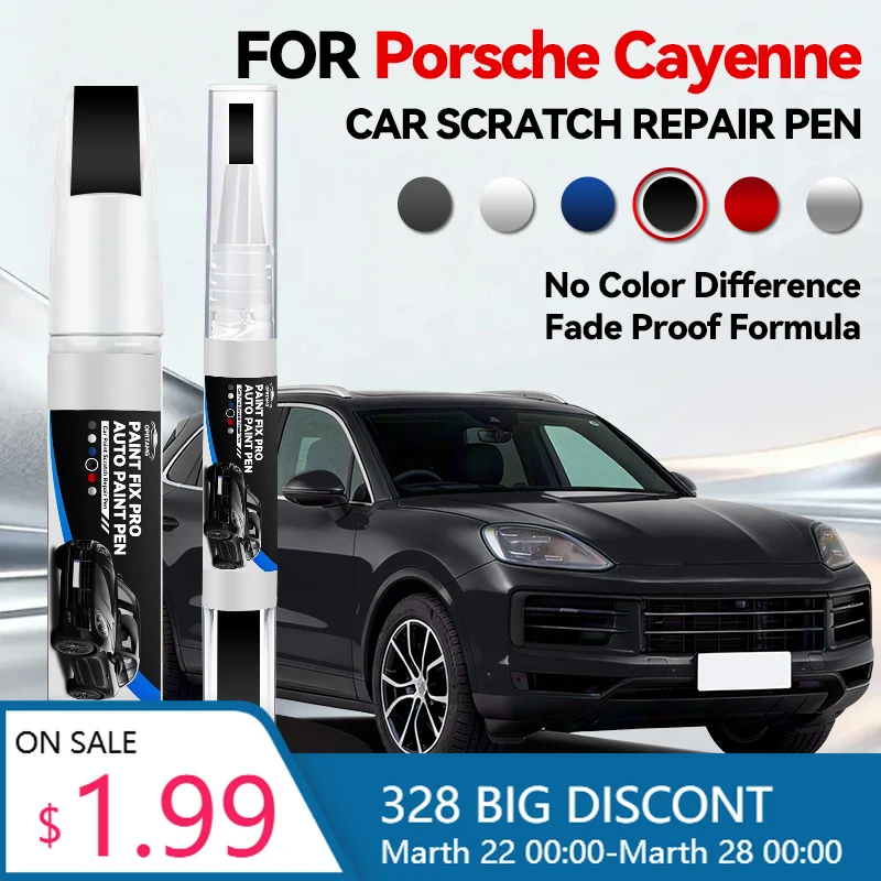 Purpose Vehicle For Porsche Cayenne 1990-2026 Paint Repair Pen Touch Up Scratch Remover DIY Auto Accessories Black W