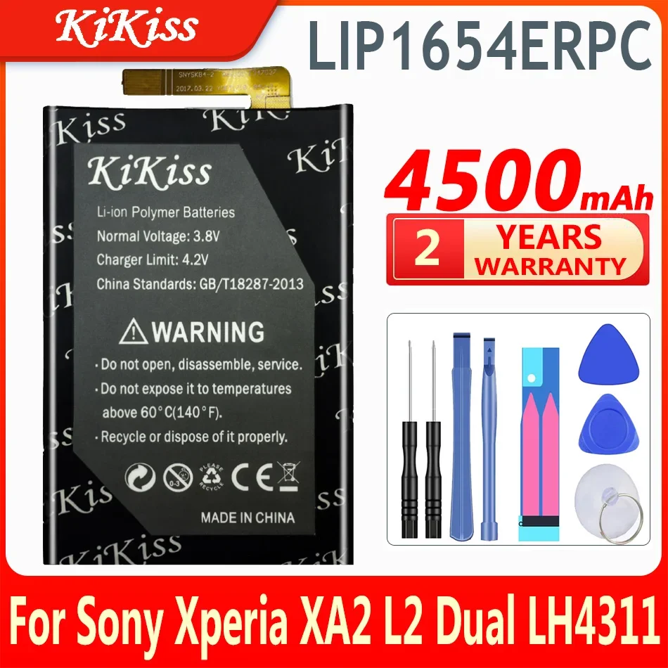 

Li-Polymer Battery For Sony Xperia XA2 L2 Dual LH4311 L3 H3311 I3322 H3113 H4113 H4331 1309-2682 SM33 Phone,LIP1654ERPC, 4500mAh