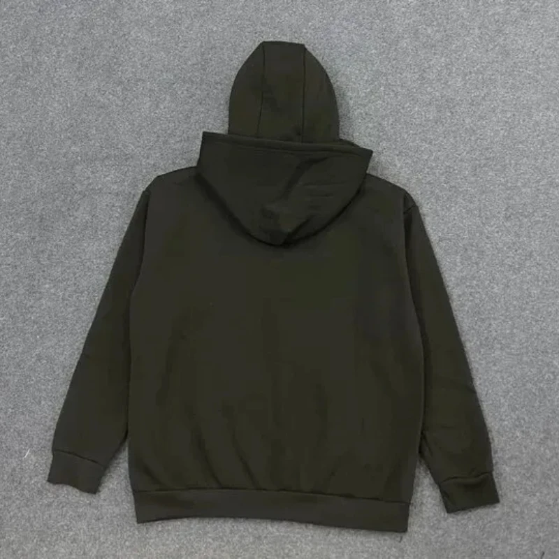 겨울 유럽 및 미국 레터 플래그 프린트 캐주얼 후드티 Y2K 스트리트웨어 패셔너블 남녀 공용 더블 햇 마스크 후드티