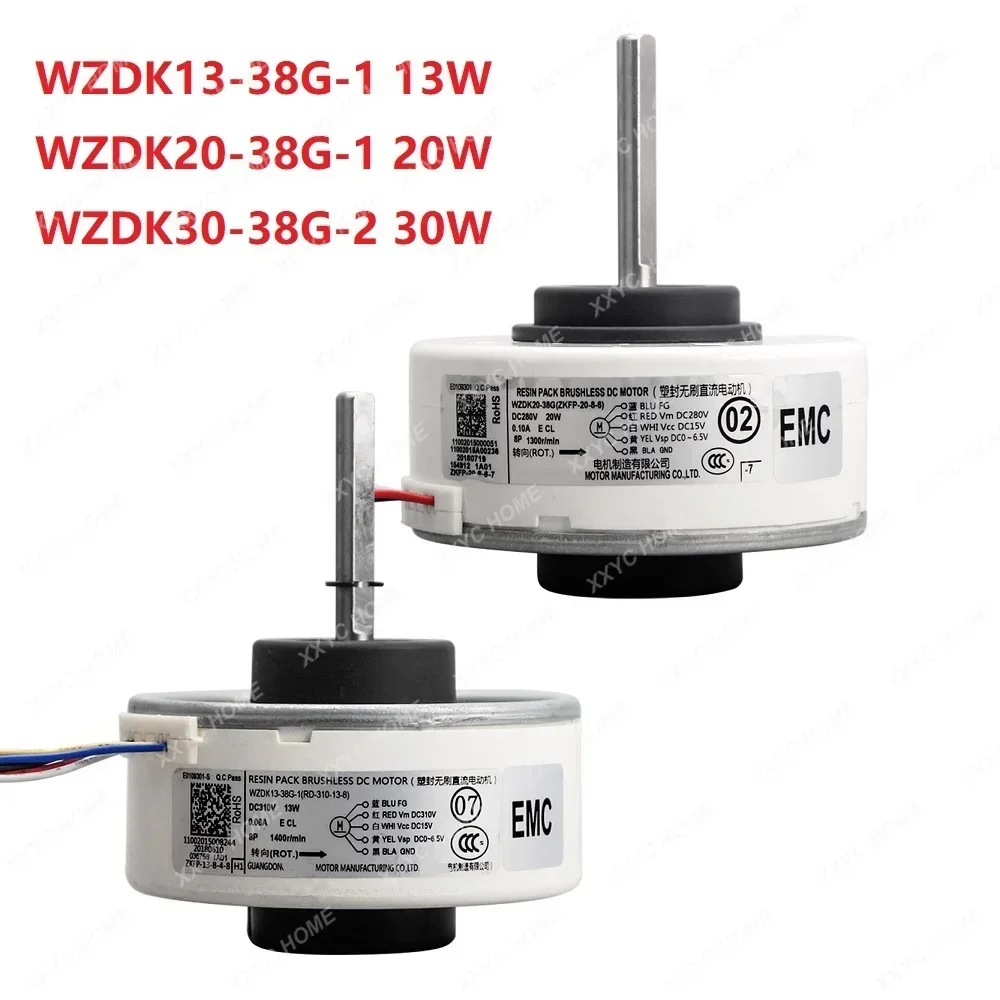 

Original New 13W 20W 30W Resin Pack Brushless DC Motor WZDK13-38G-1 WZDK20-38G WZDK30-38G-2 280/310V To Inverter Air-conditioner