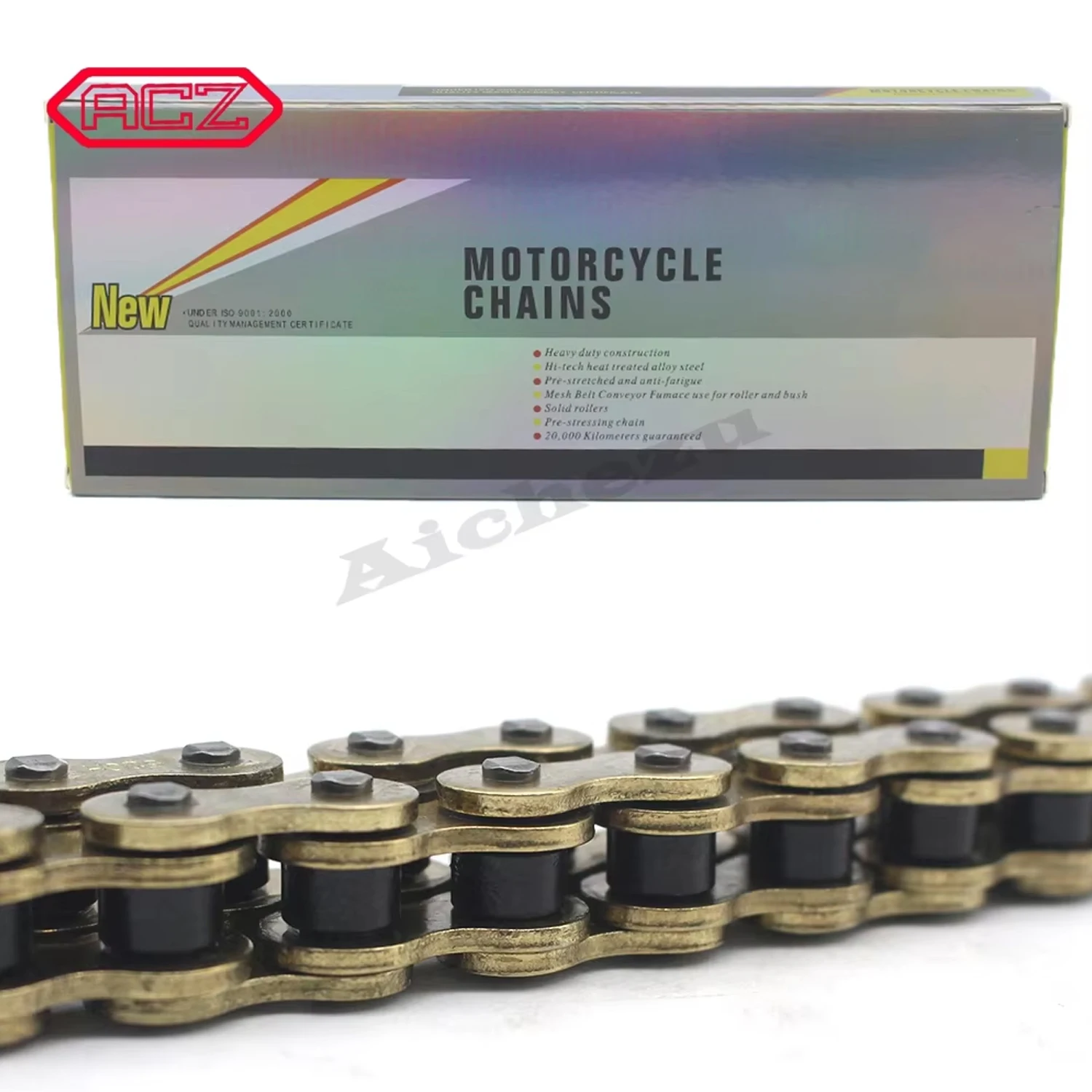 Image of Universal Motorrad Kette 520 525 530 120L (KEINE O-RING & X-RING) für Honda Suzuki Yamaha KAWASAKI DUCATI BMW CAGIVA APRLIA