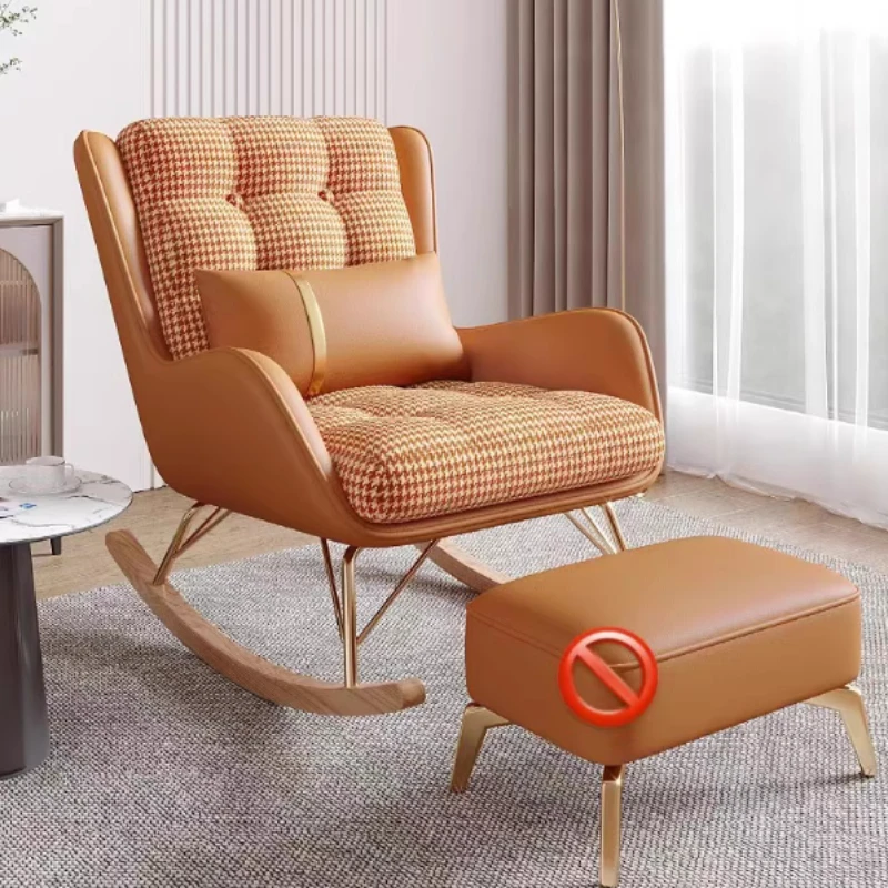 

Cheap Modern Home Chair Nordic Nonslip Recliner Designer Rocking Living Room Chairs Bedroom Nordic Sedie Da Soggiorno Furniture