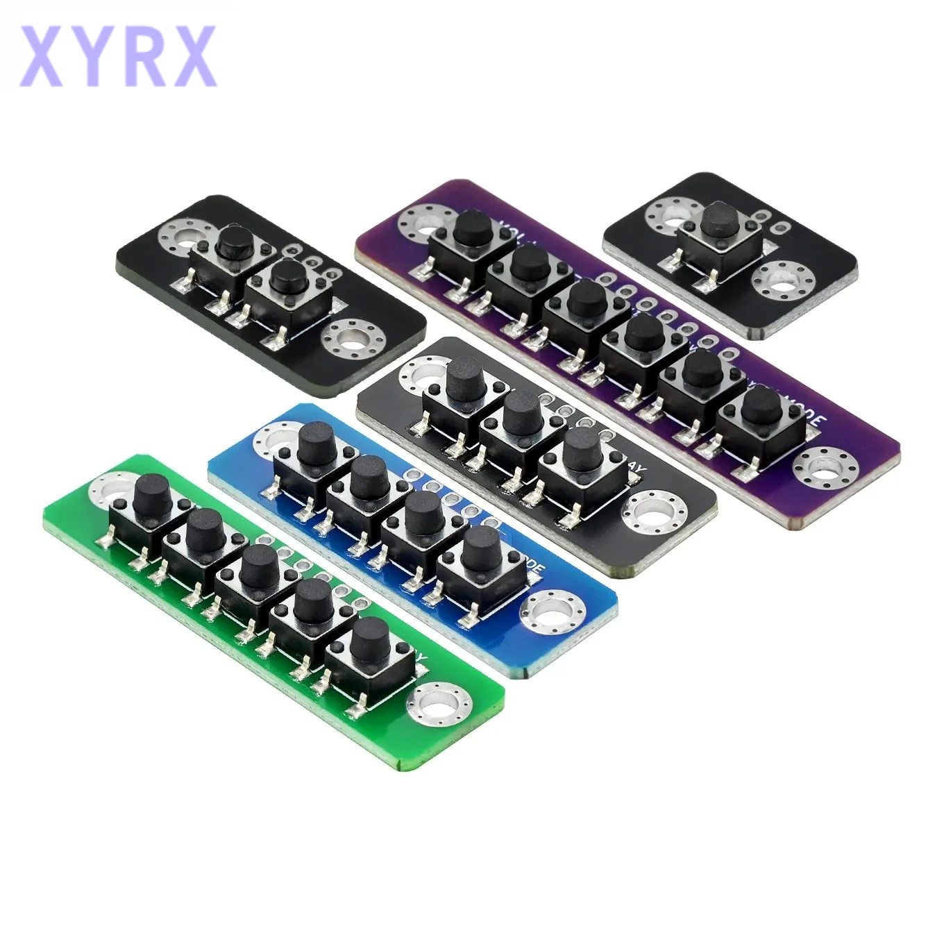 1 2 3 4 5 6 bit Independent Button Module MCU External Button Module Micro Switch ButtonBoard ForBluetooth Power Amplifier
