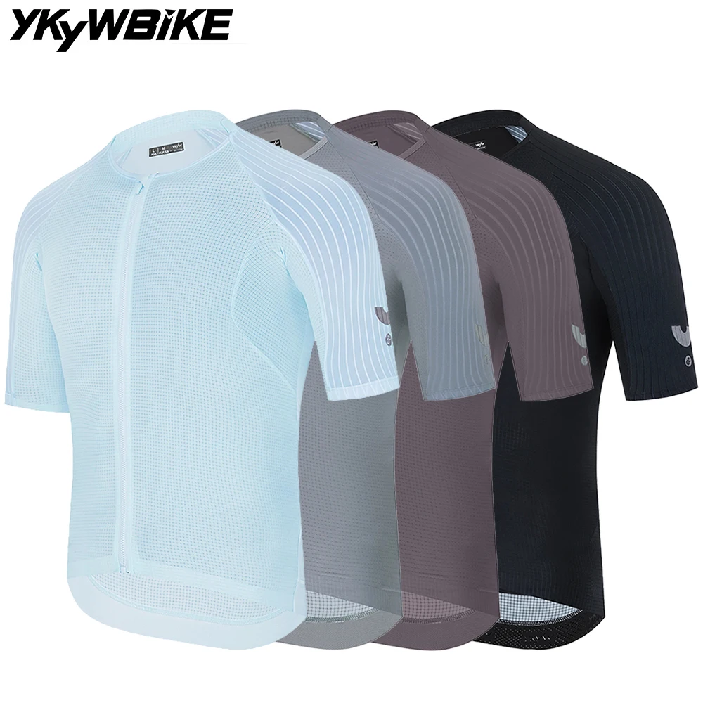 AliExpress YKYWBIKE 2026 Men Cycling Jersey Summer Raglan Short Sleeve Aerodynamic Breathable Quick-drying Pro Road Bike MTB Bicycle Shirt