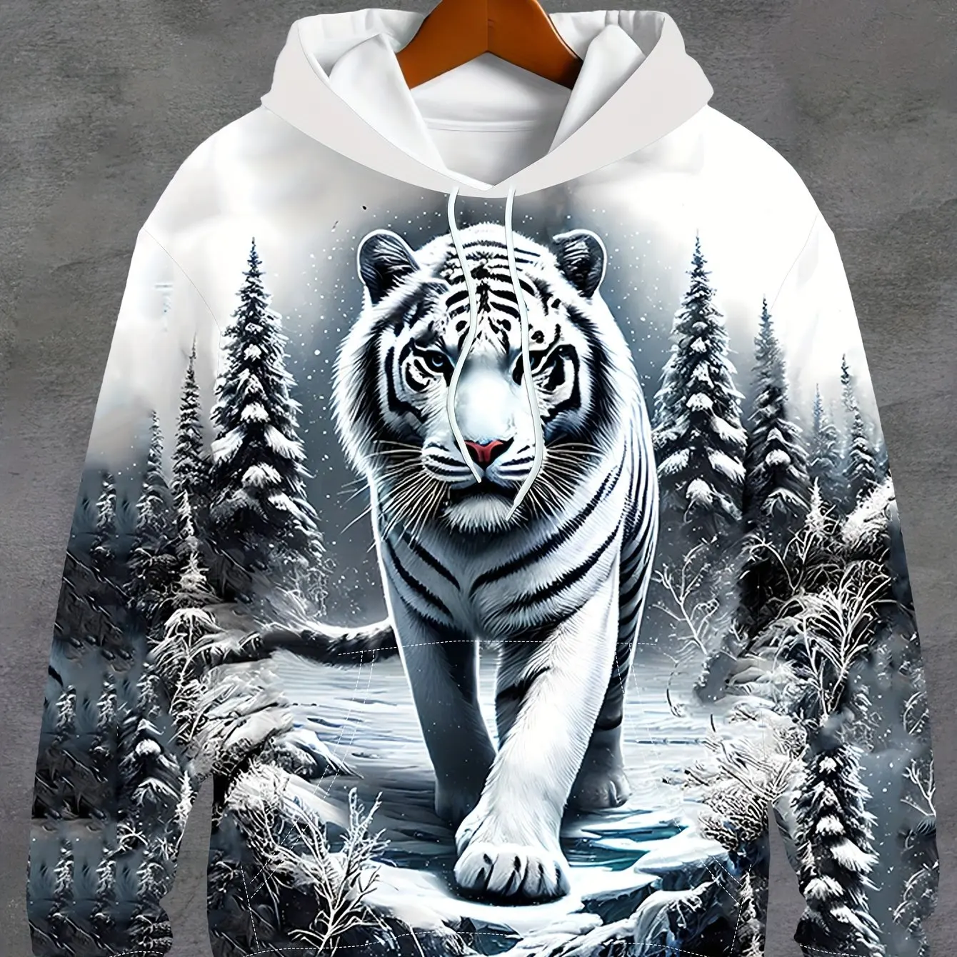 

Модная мужская одежда, шапки, толстовки, топ с 3D принтом тигра, осенние шапки Y2k, толстовки, топы с капюшоном