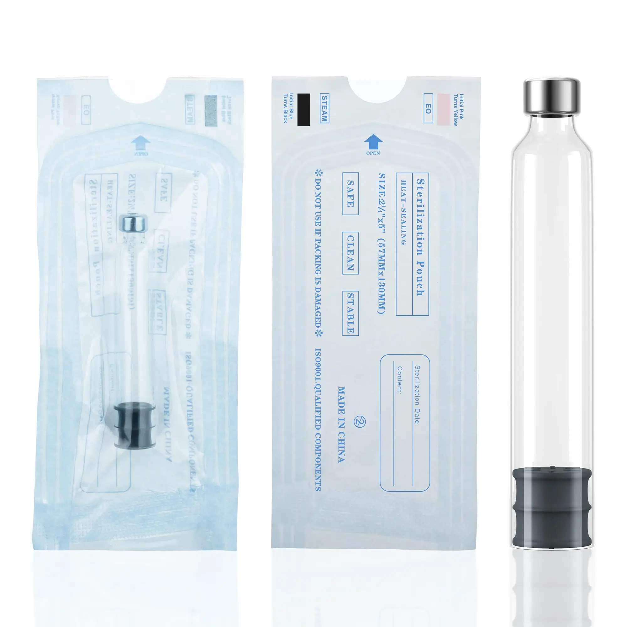 3ml Disposable Sterile Insulin Cartridges 20pcs Independent Packaging Cassette Bottle Insulin Injection Pen Sleeve