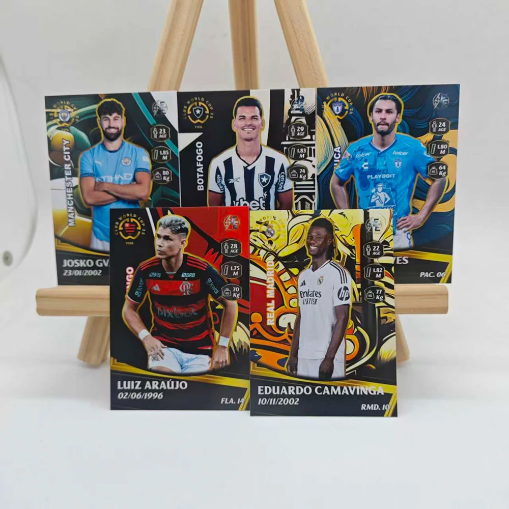 بانيني 2025 كأس العالم سيرجيو راموس أنجل دي ماريا هاري كين أرتثر كابرال بطاقة قابلة للجمع نسيج لامع هدايا المهرجان