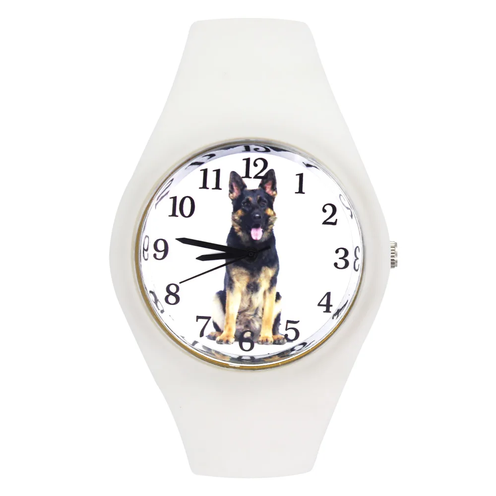 Jesus Christus Kreuz Brasilien Kruzifix Ostern Tag Geschenk Frauen Männer Mode Silikon Band Sport Quarz Armbanduhr