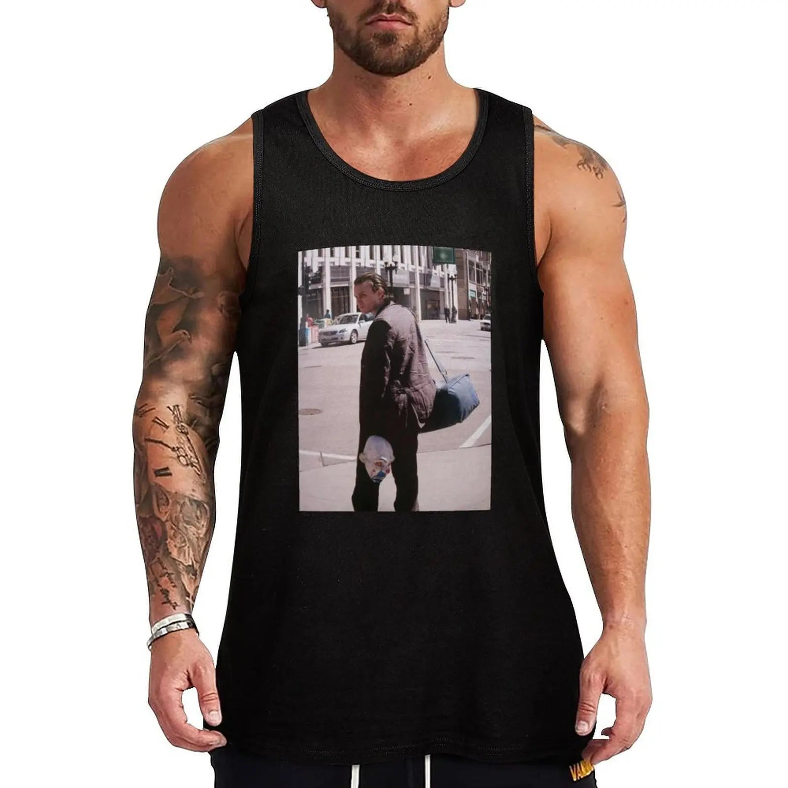 Heath Ledger Tank Top basketball clothing fashion 2025 man gym wear men