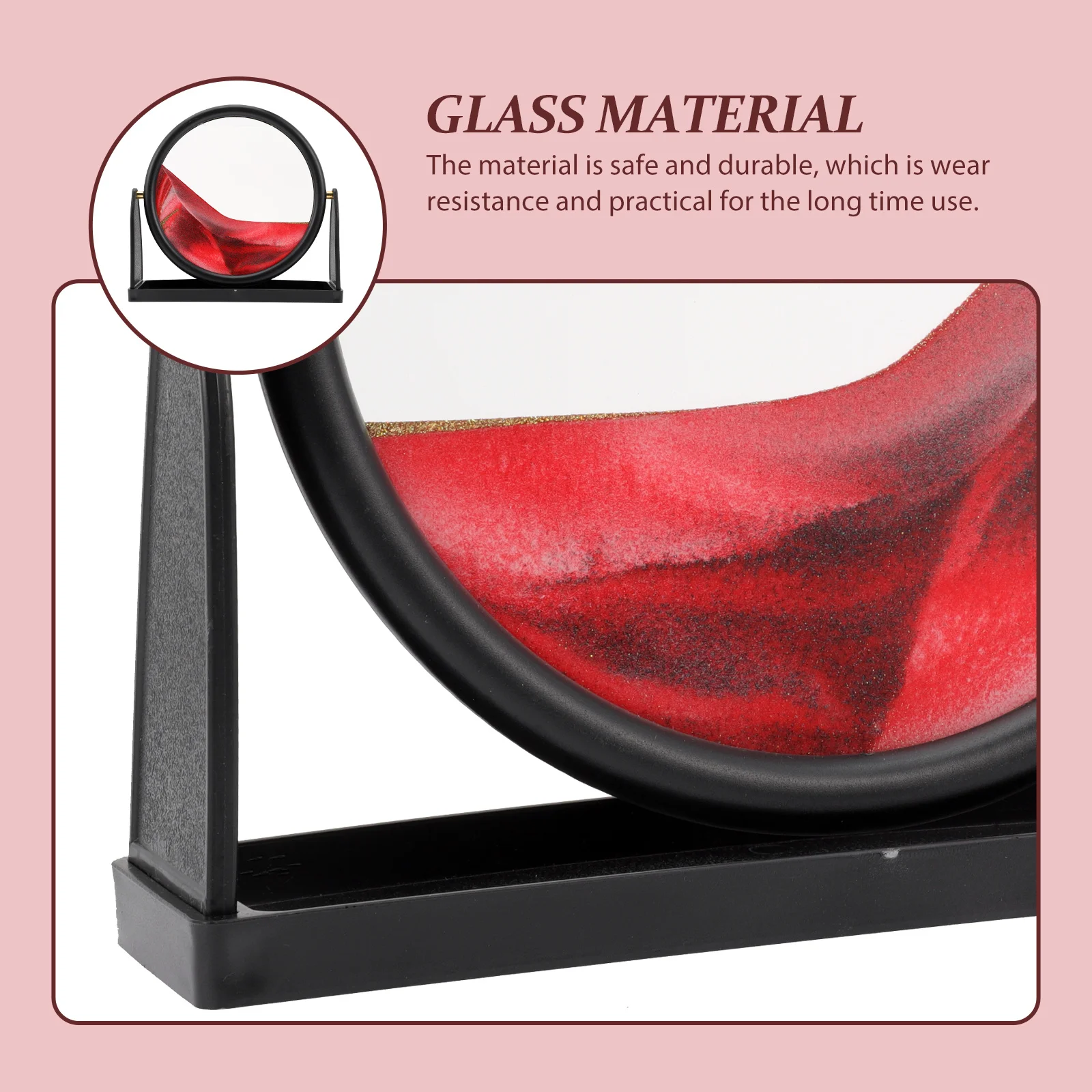 

Landscape Quicksand Painting Durable Sand Art Picture Dynamic Sandscape Decoration Living Room Office Desktop Ornamental