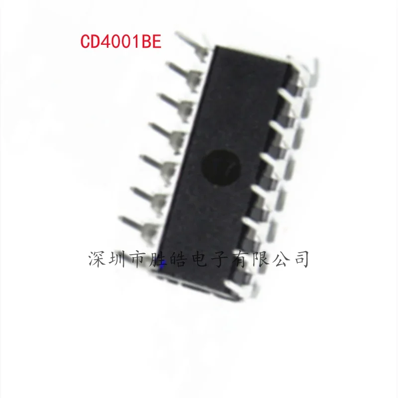 

(10PCS) NEW CD4001BE CD4001 Quad 2 Input or Non-gate IC Straight Into DIP-14 Integrated Circuit