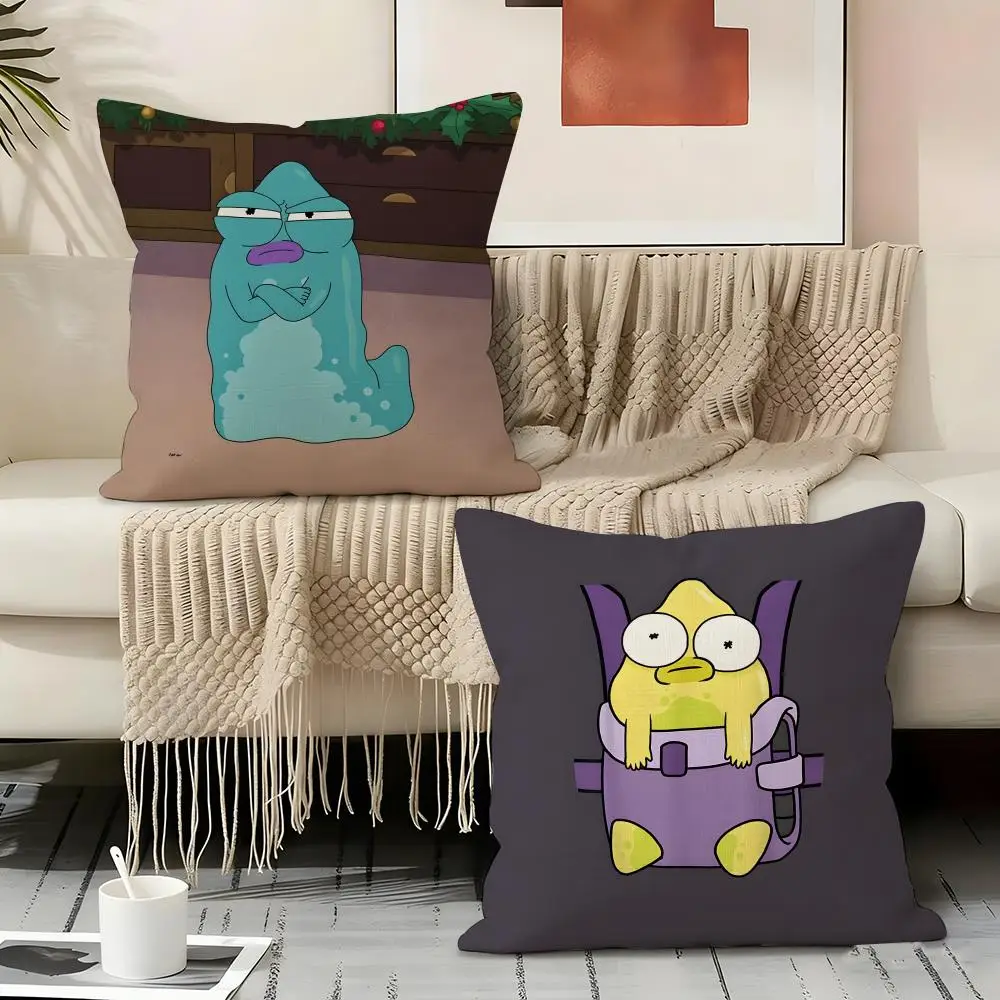 Solar O-opposites Pillow Case Linen Pillow Covers Cover For Couch Living Room Bench Patio Floor Linen Home Decor