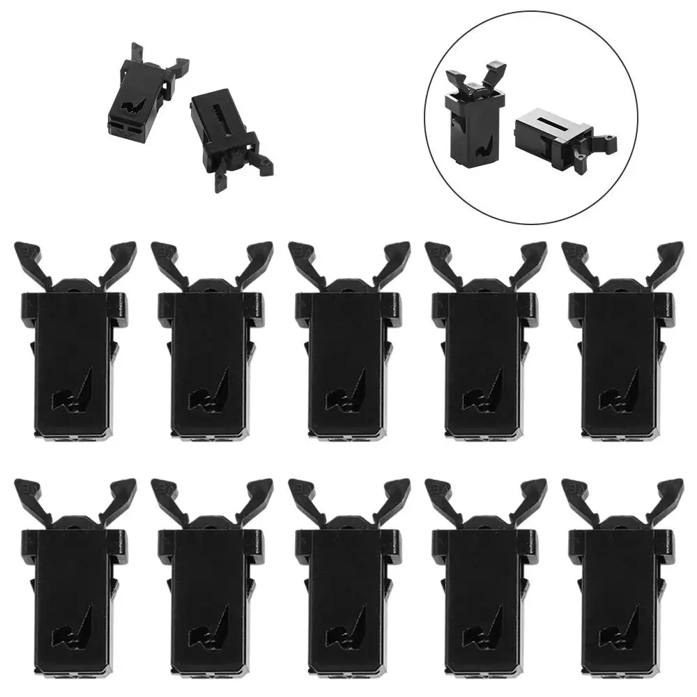 10Pcs PR-001 Lock Supplies For MS Air Conditioner Self-Locking Set Top Box Switch Lock Trash Can Buckles Repair Clip Door Lock