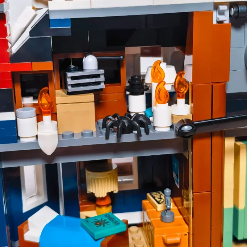 2026 NOVO MOC Ideas Série de TV Científica Stranger Event Creel House Sets Arquitetura Urbana 11370 Blocos de Construção Brinquedos Infantis Presente