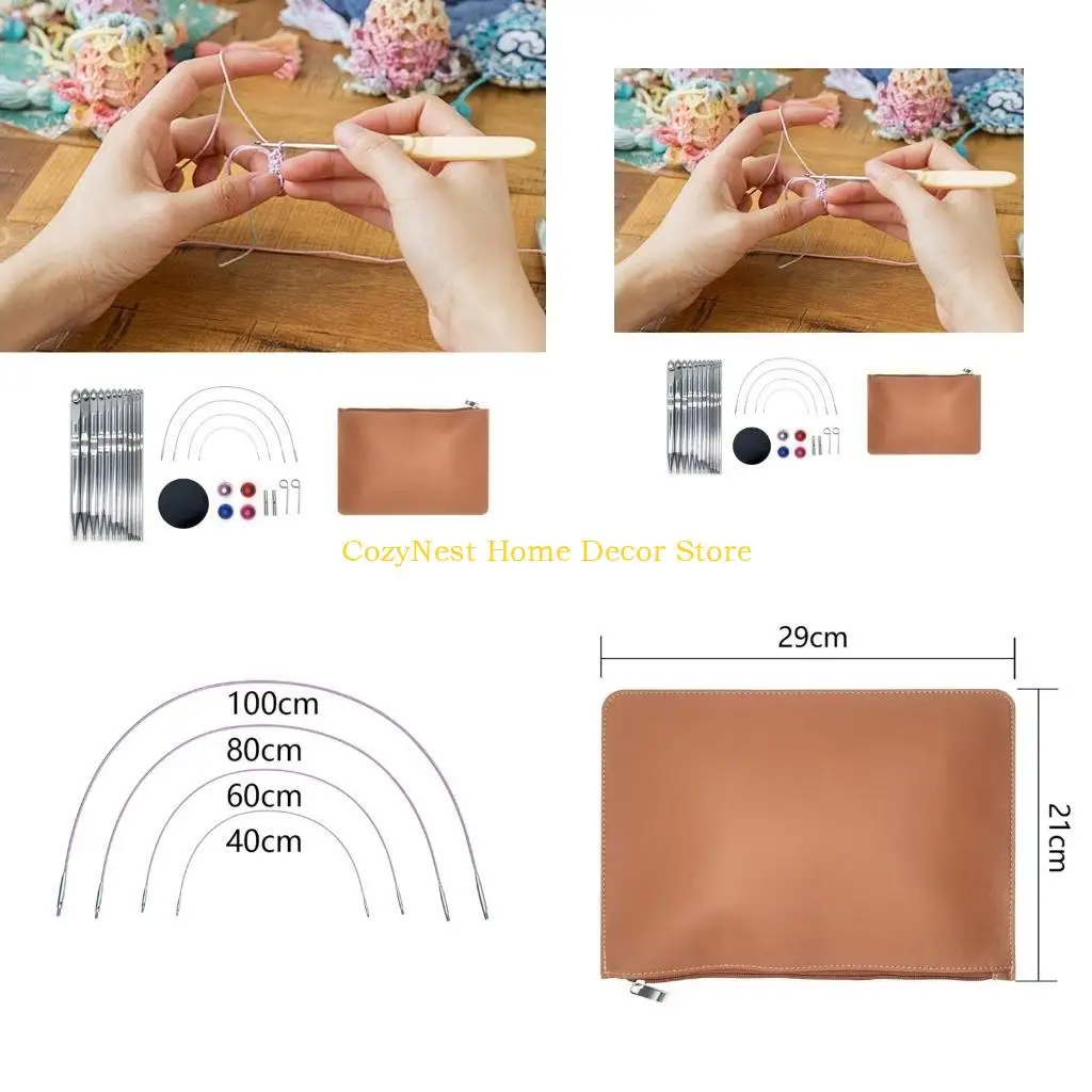 

92MF 3,0 мм-10 мм Тунисский крючок для вязания крючком