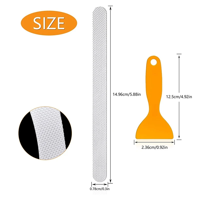 Наклейки на пол для ванной, противоскользящие, прозрачные, Нескользящие