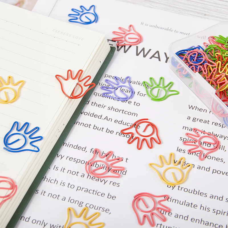 NEW 50pcs Paper Clips Durable Rustproof, Music Shape Paper Clips for Bookmark Office School Document Organizing Notebook Agenda